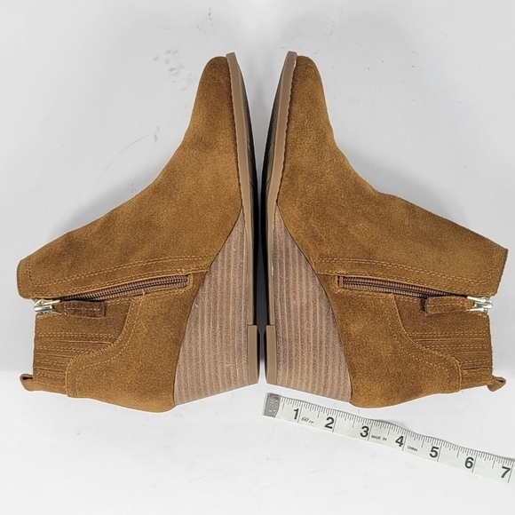 Franco Sarto Suede Heeled Boots #250 Size 7 M - Picture 6 of 9